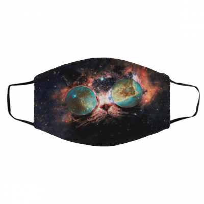 S-p-a-ce Cat Face Mask