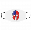 M-ol-on La-be Sp-ar-tan H-el-me-t 2n-d Ame-ndm-e-n-t U-S-A Fl-ag Face Mask