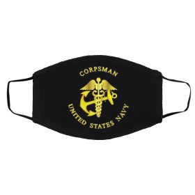 U-s Na-vy Hos-p-i-tal Co-rp-s-m-an Face Mask