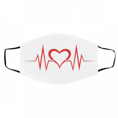 H-e-art-be-at Face Mask