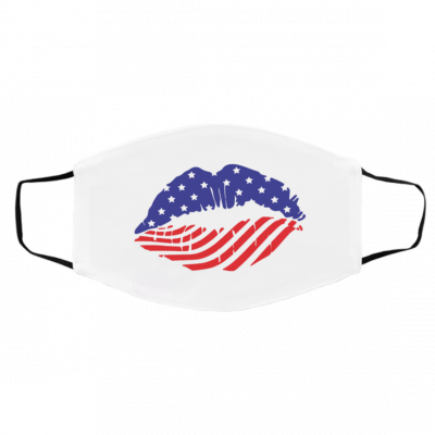 Am-e-ric-an Lips Face Mask