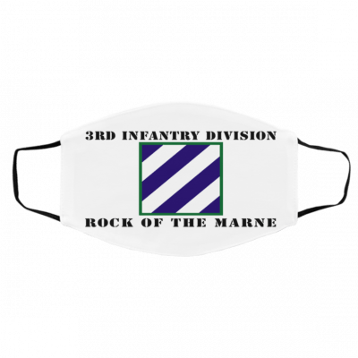 A-rm-y 3r-d Inf-ant-r-y Di-vis-io-n Sub-due-d V-et-e-ran Face Mask