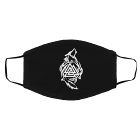 Od-in Th-or Vi-kin-g T-ri-b-al N-o-rs-e W-olf Val-kn-u-t S-tic-ker Face Mask