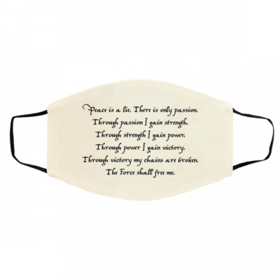 The Sith Code Face Mask