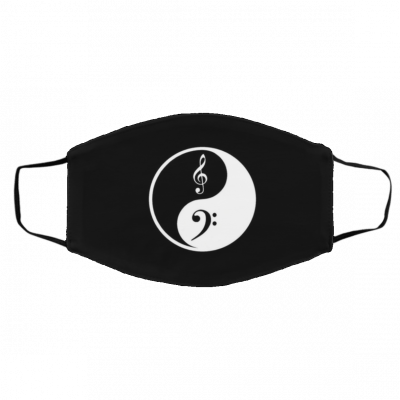 Yi-n Y-a-ng Tr-e-b-le Cl-ef M-u-sic Face Mask