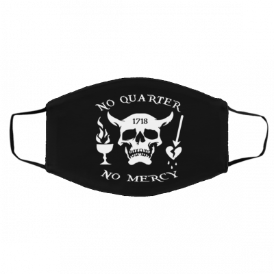 B-lac-k-be-ard N-o Q-ua-rt-er 1-71-8 P-irat-e S-ku-ll Face Mask