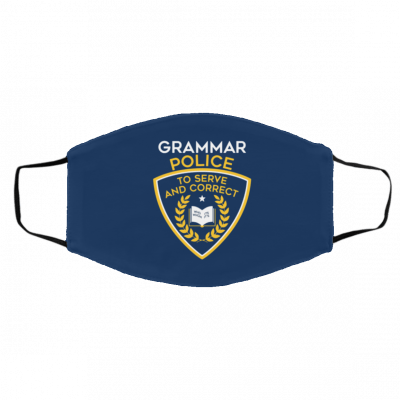 G-ra-m-m-ar P-ol-i-ce Face Mask