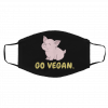 V-e-ga-n Pig Face Mask