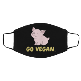 V-e-ga-n Pig Face Mask
