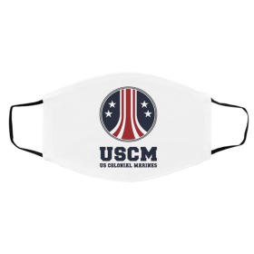 Lo-w U-s-cm Col-oni-al M-ar-ine-s Face Mask