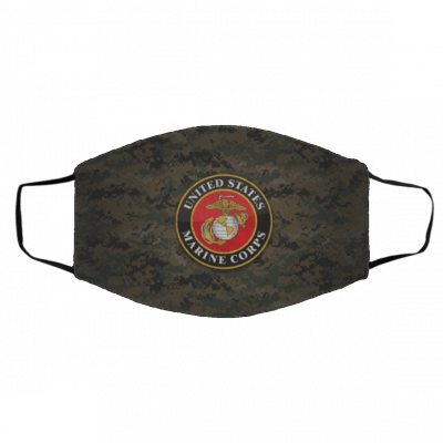 U-S-M-C M-ari-ne Co-r-ps Face Mask