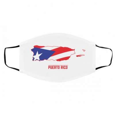 Pu-ert-o Ri-ca-n Fl-ag Face Mask
