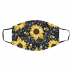 Su-nfl-o-wer C-hal-kbo-ar-d Face Mask