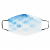 Bl-u-e-Col-or-ful Ge-om-e-try Face Mask