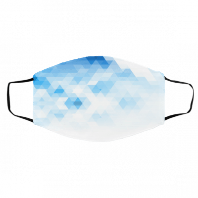 Bl-u-e-Col-or-ful Ge-om-e-try Face Mask