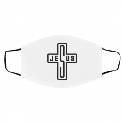 J-esu-s Ch-ris-tian C-ro-ss Face Mask