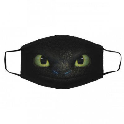 H-o-w t-o Tra-in Yo-ur Dr-ago-n Ni-gh-t Fu-ry To-oth-les-s Face Mask