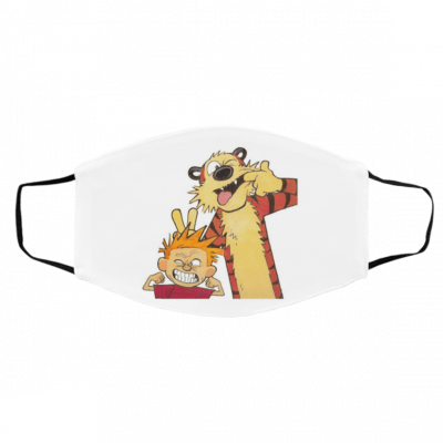 Car-ter-h Ca-lvi-n an-d Ho-bb-e-s Face Mask