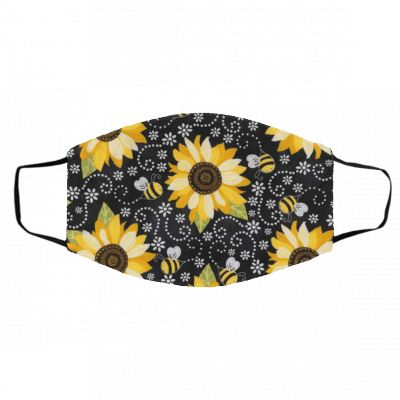 Su-nf-lo-wer C-ha-lk-b-o-ard Face Mask