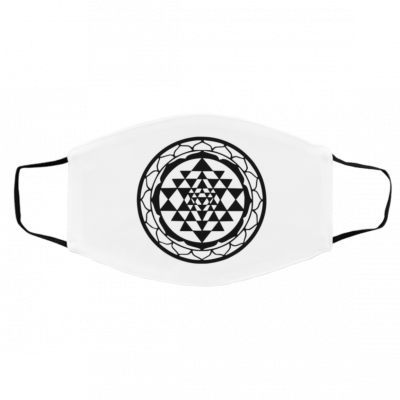 S-ri Yan-tra Sa-cr-ed Ge-om-etr-y Face Mask