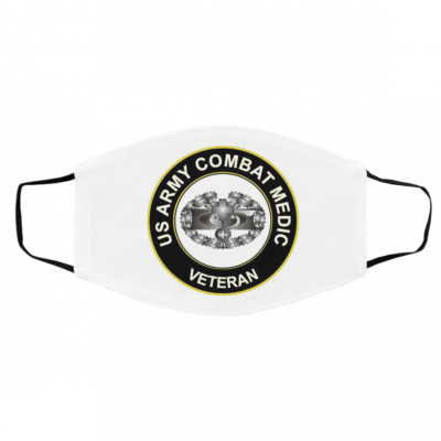 U-s Ar-m-y Co-mb-at Me-dic Vet-er-an Di-stre-sse-d Fl-ag Face Mask