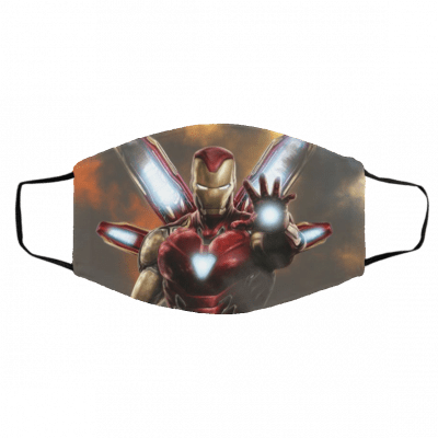 Ir-on M-a-n Face Mask