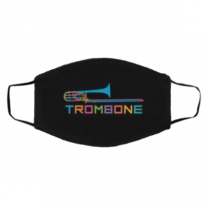 C-olo-rf-ul Tro-mbo-ne-s Face Mask