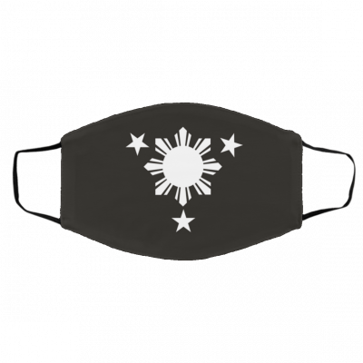3 Sta-rs a-nd Su-n Fi-li-pi-no Ph-ilip-pin-es F-la-g Face Mask