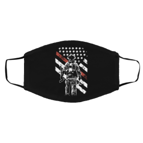 Fir-efig-ht-er Ex-clu-si-ve Thi-n R-e-d Li-ne Face Mask