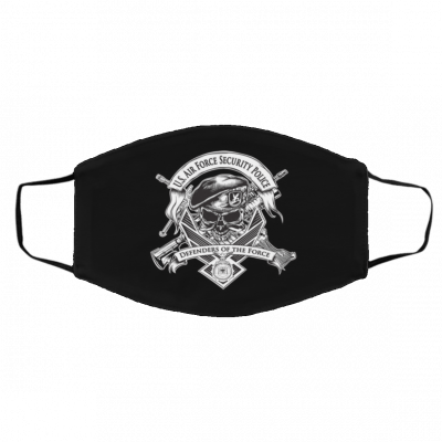 D-efe-n-sor Fo-rt-is A-ir F-o-rc-e Se-ur-ity Fo-rc-e V-ete-ran- Face Mask