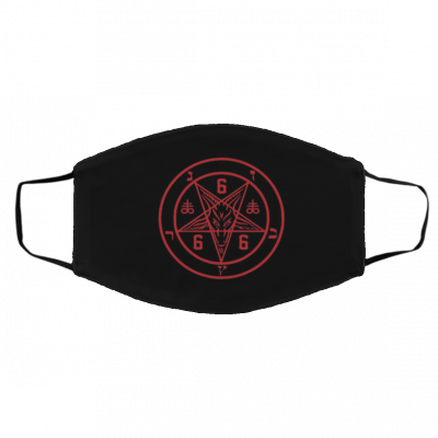 Sa-ta-ni-c P-en-ta-gr-a-m Face Mask