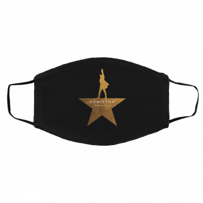 Ha-mi-lto-n The-at-re Lo-go Gol-d Face Mask
