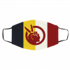 Fl-ag o-f T-he A-me-rica-n Ind-ia-n Mo-ve-men-t Face Mask