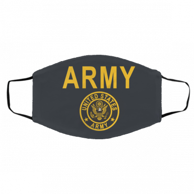 U-s A-rm-y Go-ld Cr-e-st Fl-ag Face Mask