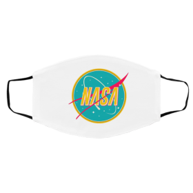 NA-SA R-e-tr-o Lo--go Face Mask