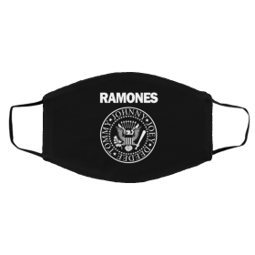 R-a-mo-n-es L-o-go Face Mask
