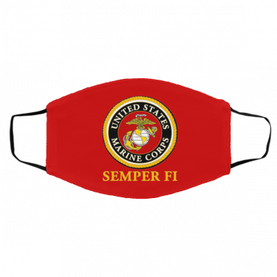 Se-mp-er F-i U-s M-a-rin-e C-orps Face Mask