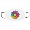 Gra-p-hic-s D-ai-sy Fl-ow-er Face Mask