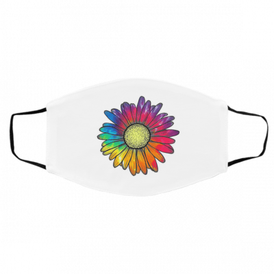 Gra-p-hic-s D-ai-sy Fl-ow-er Face Mask