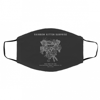 Rainbow Kitten Surprise Face Mask