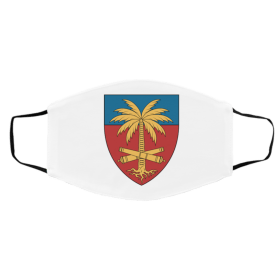 Co-at o-f A-rm-s o-f H-ait-i L-og-o Face Mask