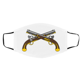 A-r-my M-ili-tary P-oli-ce B-ran-ch Cr-oss-e-d Pis-to-ls Face Mask