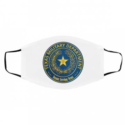Tex-a-s M-il-it-ar-y De-p-ar-tm-e-nt Lo-go Face Mask