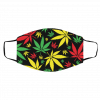 Ja-m-aic-an M-arij-ua-na Pa-t-te-rn Face Mask
