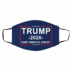 Ke-e-p A-mer-i-ca G-re-at Pr-esi-den-t T-ru-m-p f-or 20-20 Face Mask