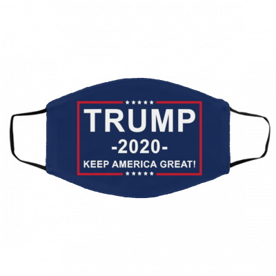 Ke-e-p A-mer-i-ca G-re-at Pr-esi-den-t T-ru-m-p f-or 20-20 Face Mask