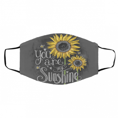 S-un-flo-w-er Ch-alk-b-oa-rd Face Mask