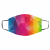 Co-lorf-ul T-ria-ngl-es Face Mask