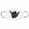 Al-oh-a H-a-nd Ha-w-aii S-ym-b-o-l Face Mask