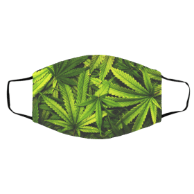 M-arij-ua-na C-a-n-na-bis Le-av-es Face Mask